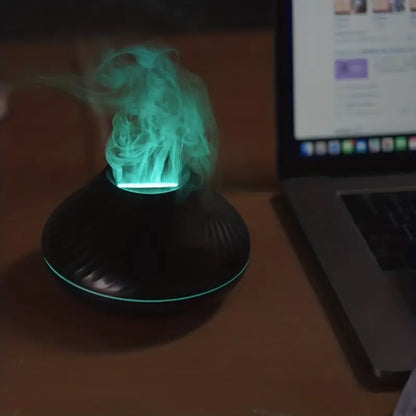 Volcanic Flame Aroma Diffuser - Elegant Aromatherapy Device