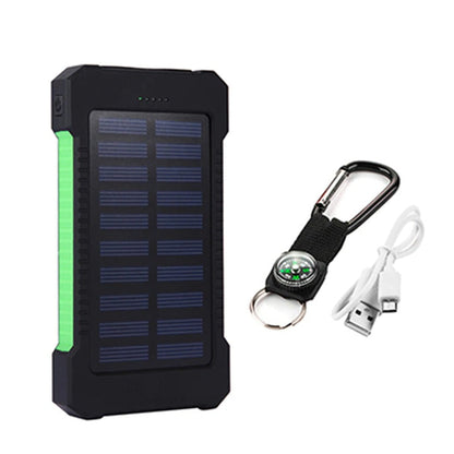 Portable Solar Power Bank - Reliable Outdoor Charging Solution