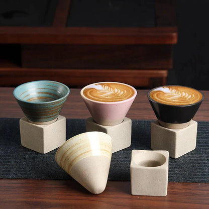 Handcrafted Ceramic Tea Cup - Unique Artistic Design