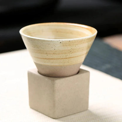 Handcrafted Ceramic Tea Cup - Unique Artistic Design