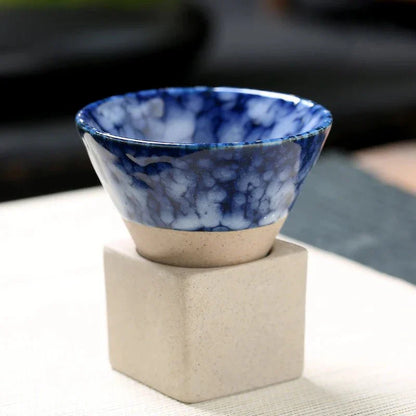 Handcrafted Ceramic Tea Cup - Unique Artistic Design