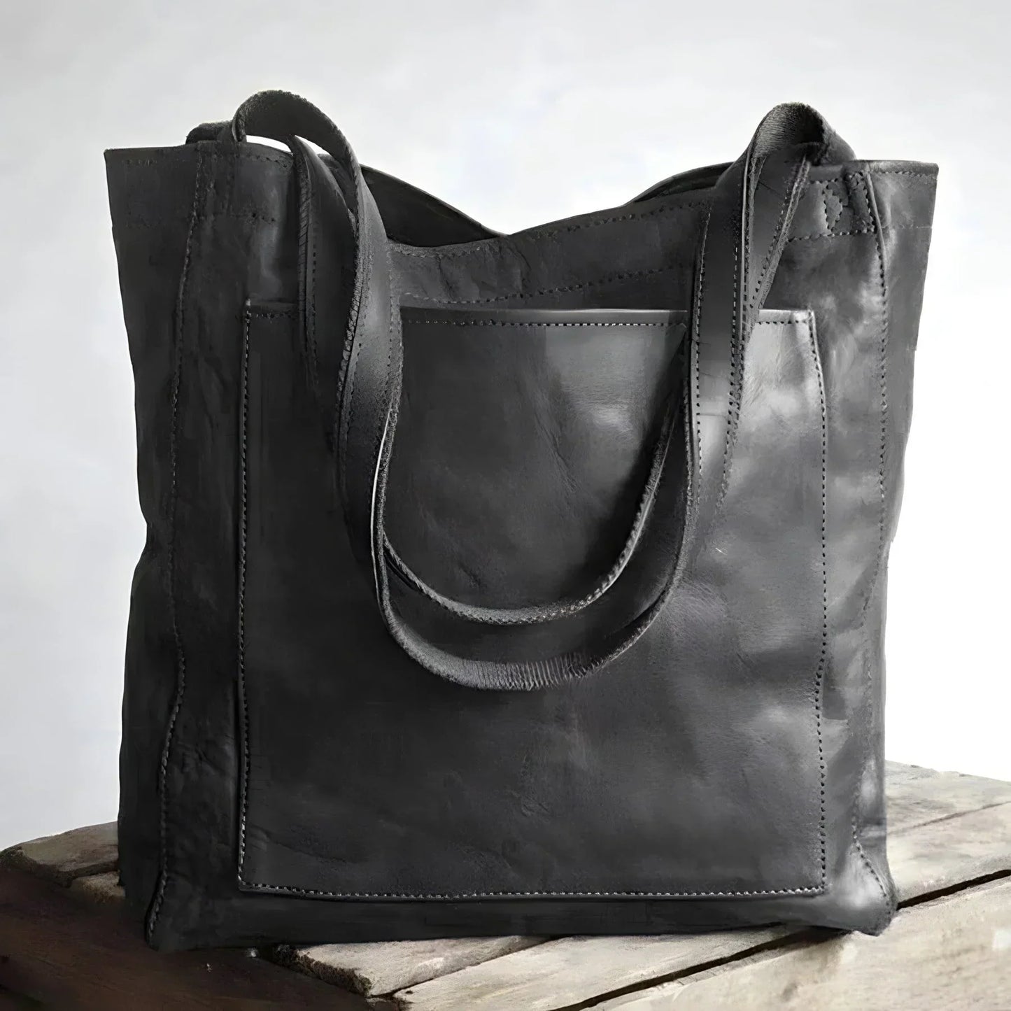 Premium Leather Tote Bag - Stylish And Functional Design