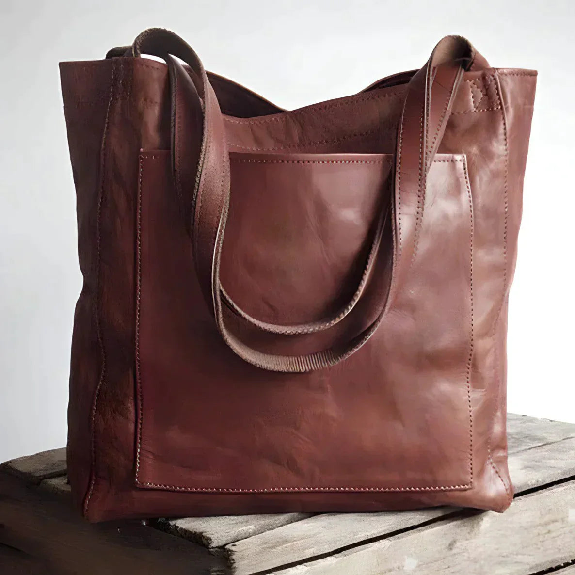 Premium Leather Tote Bag - Stylish And Functional Design