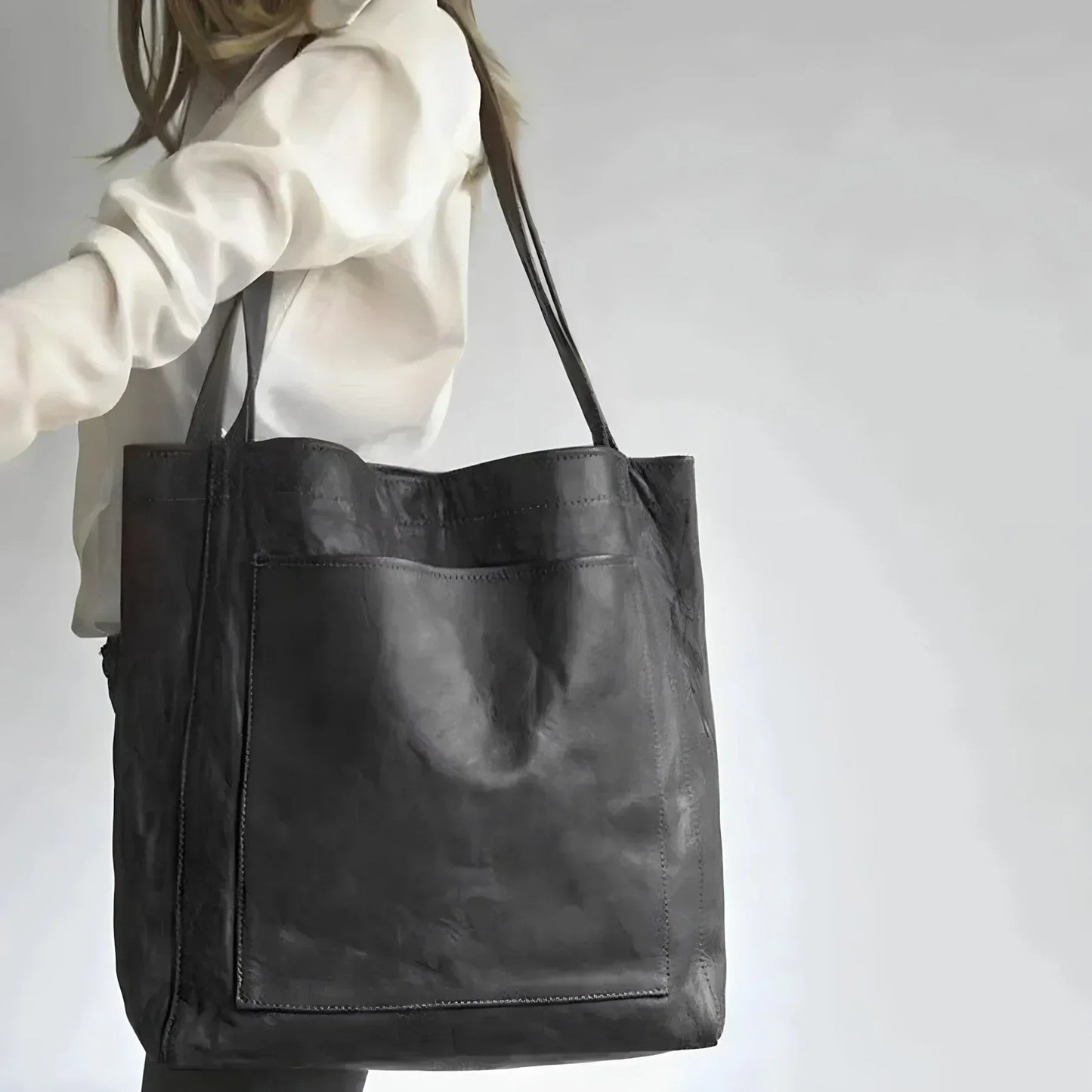 Premium Leather Tote Bag - Stylish And Functional Design