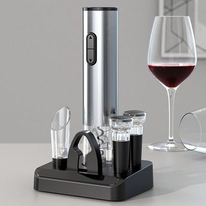 Electric Wine Opener Set - Effortless Elegance For Wine Lovers