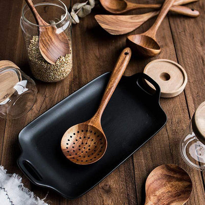 Handcrafted Wooden Cooking Utensil Set – Durable And Eco-Friendly Kitchen Tools