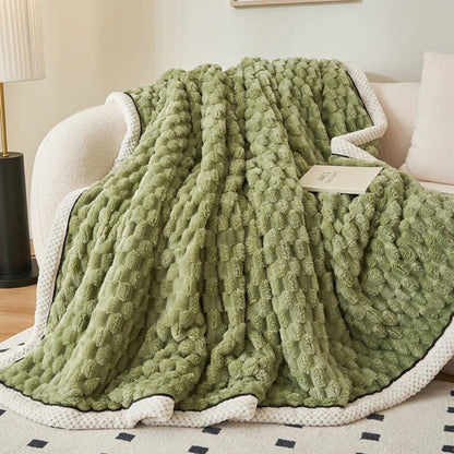 Luxurious Textured Blanket for Cozy Comfort and Style