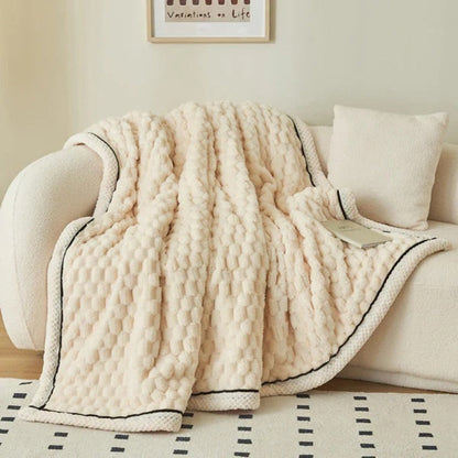 Luxurious Textured Blanket for Cozy Comfort and Style