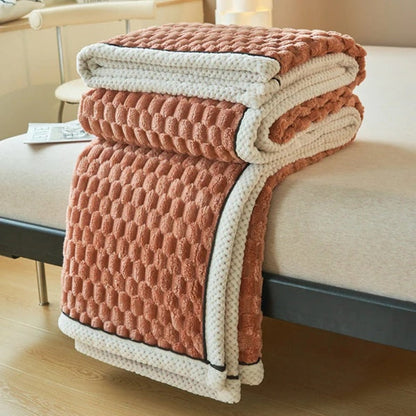 Luxurious Textured Blanket for Cozy Comfort and Style