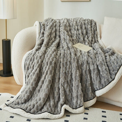 Luxurious Textured Blanket for Cozy Comfort and Style