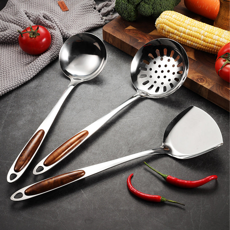 Premium Stainless Steel Kitchen Utensil Set - Durable & Stylish Cooking Tools