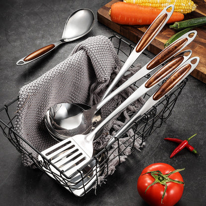 Premium Stainless Steel Kitchen Utensil Set - Durable & Stylish Cooking Tools