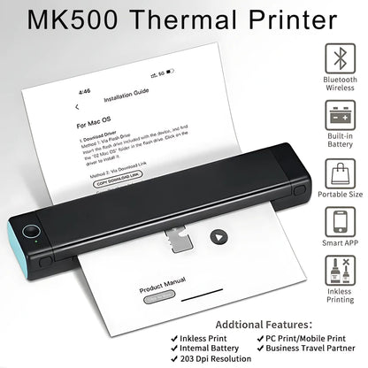 Portable Wireless Printer for Smart Devices