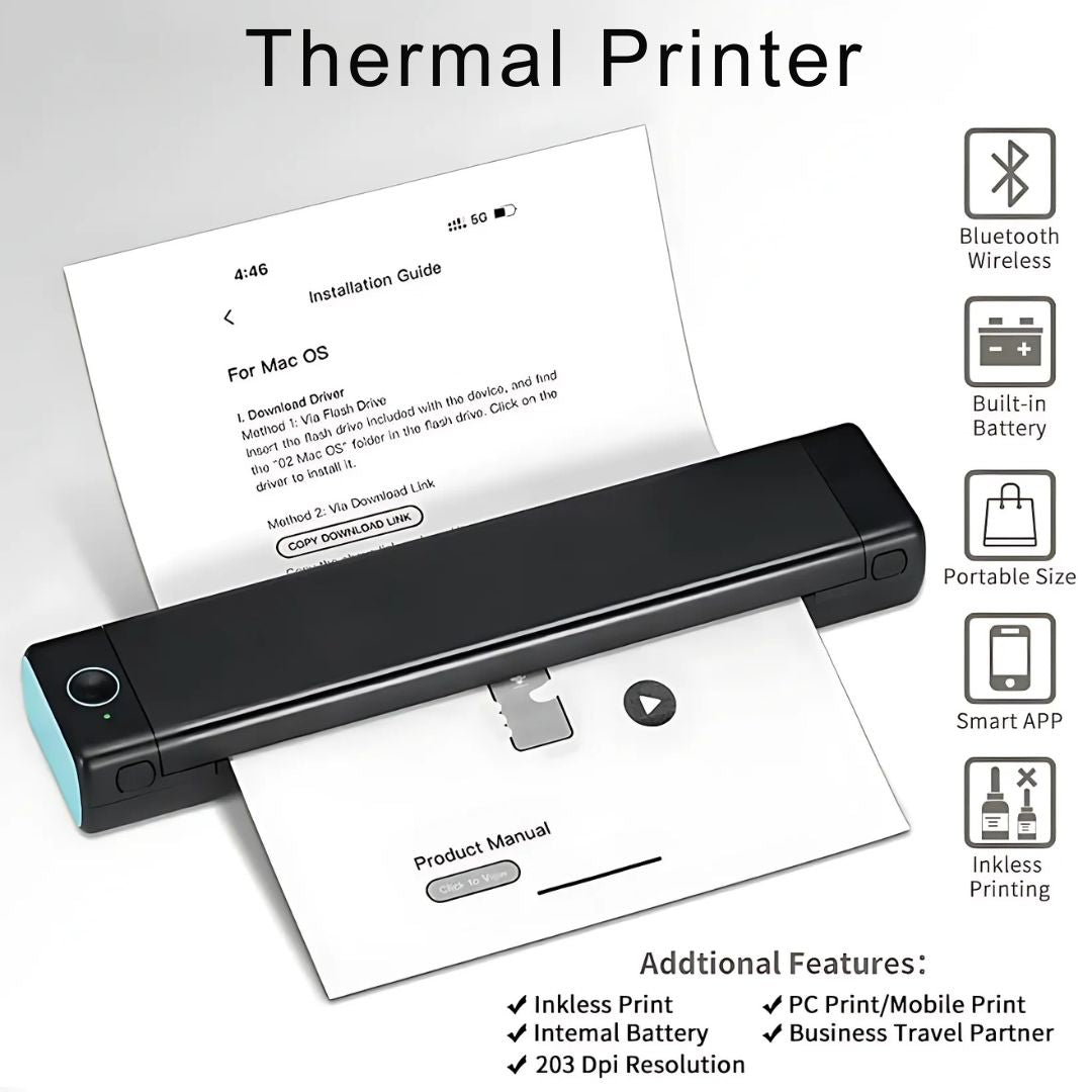 Portable Wireless Printer for Smart Devices