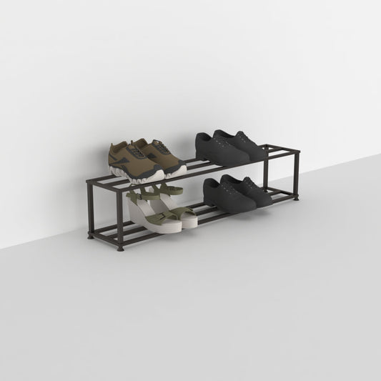 Minimalist Metal Shoe Rack – Space-Saving Design for Entryways