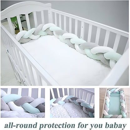 Braided Baby Crib Bumper – Safe and Stylish Nursery Decor