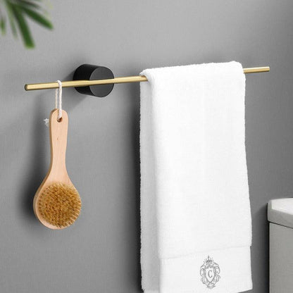 Luxury Wall-Mounted Towel Holder - Modern Bathroom Storage Solution