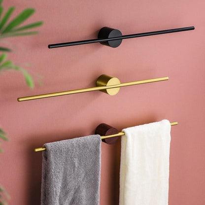 Luxury Wall-Mounted Towel Holder - Modern Bathroom Storage Solution