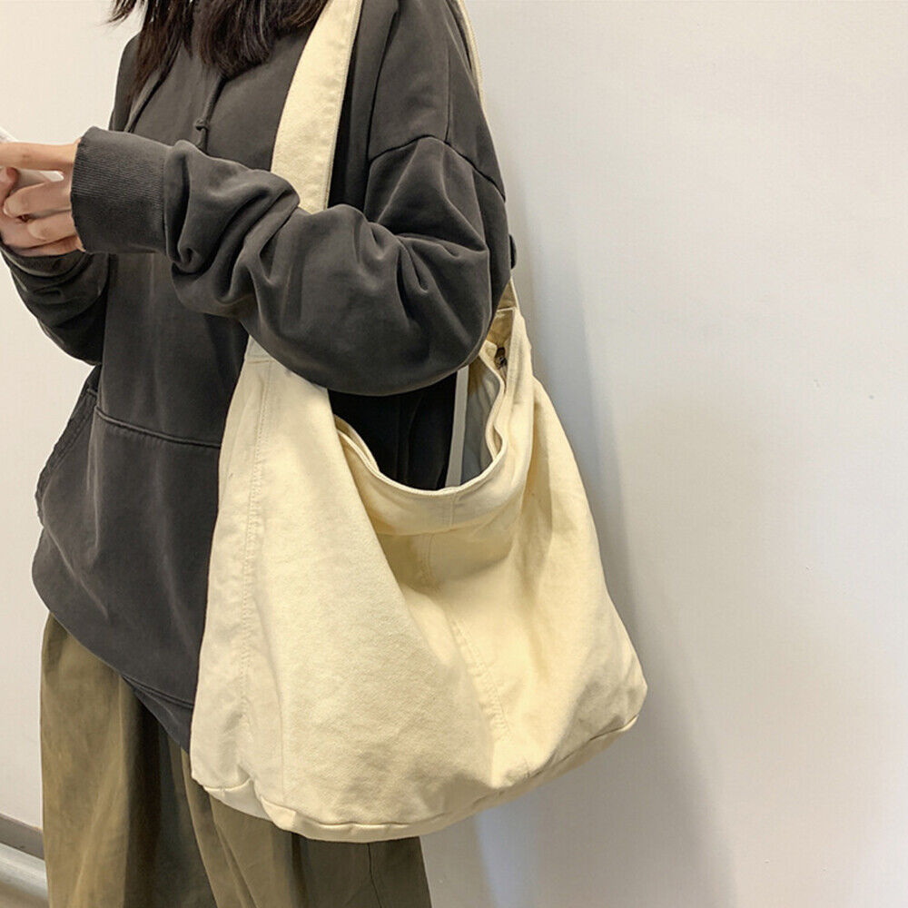 Casual Canvas Shoulder Bag - Practical & Stylish Tote