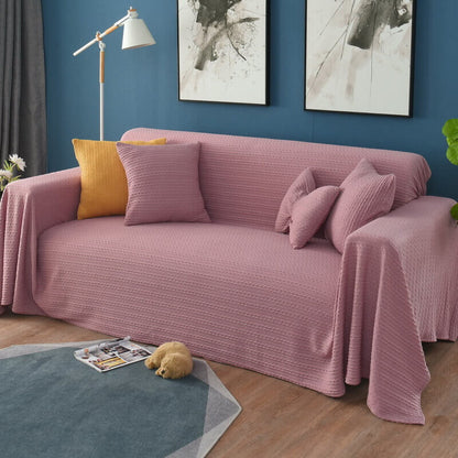 Elegant Textured Sofa Cover - Stylish and Protective Furniture Accessory