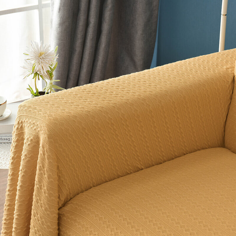 Elegant Textured Sofa Cover - Stylish and Protective Furniture Accessory