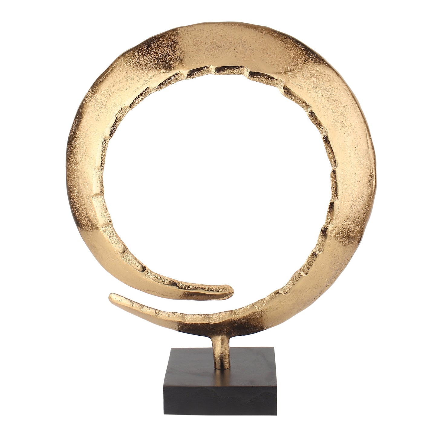 Abstract Spiral Sculpture – Modern Decorative Accent for Sophisticated Interiors